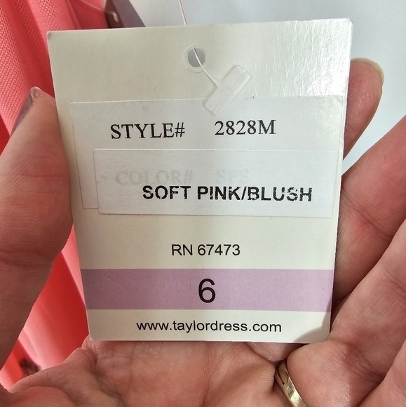 Taylor Short Sleeve Multi Pink Size 6 Maxi Dress NWT Casual Spring - Picture 5 of 9